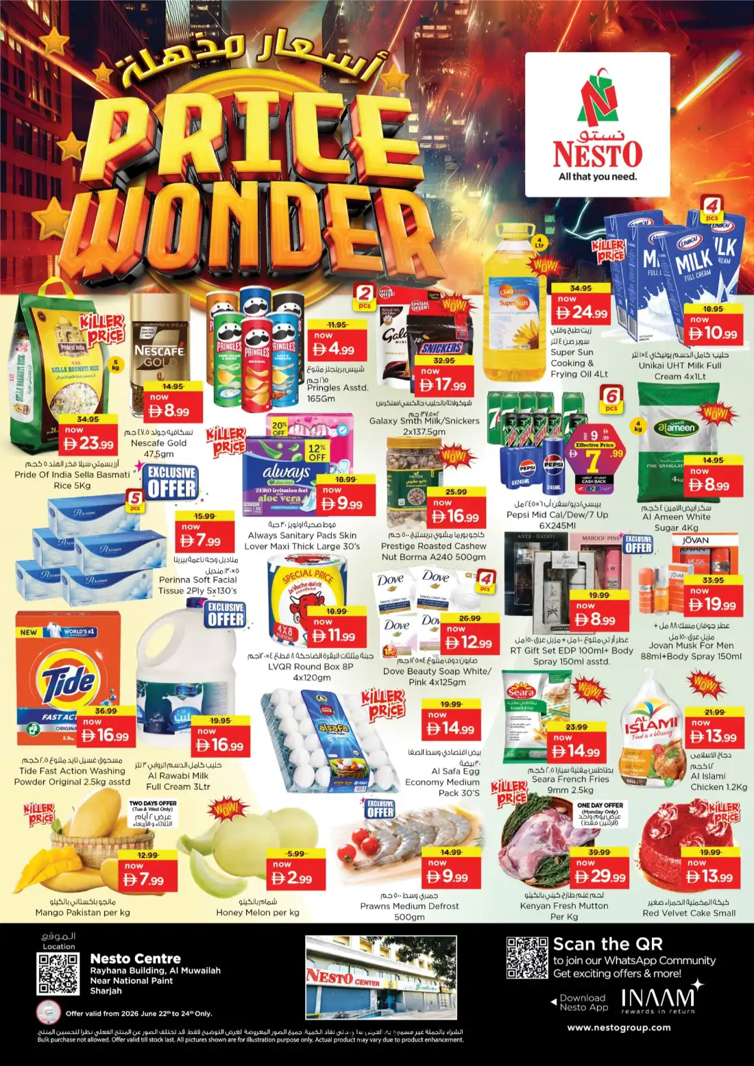 Nesto Centre Al Muwailah Sharjah Price Wonder Offers | Latest Leaflets page 1