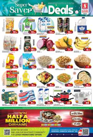 Safari Hypermarket Sharjah Super Saver Deals | Latest Catalogue flyer cover