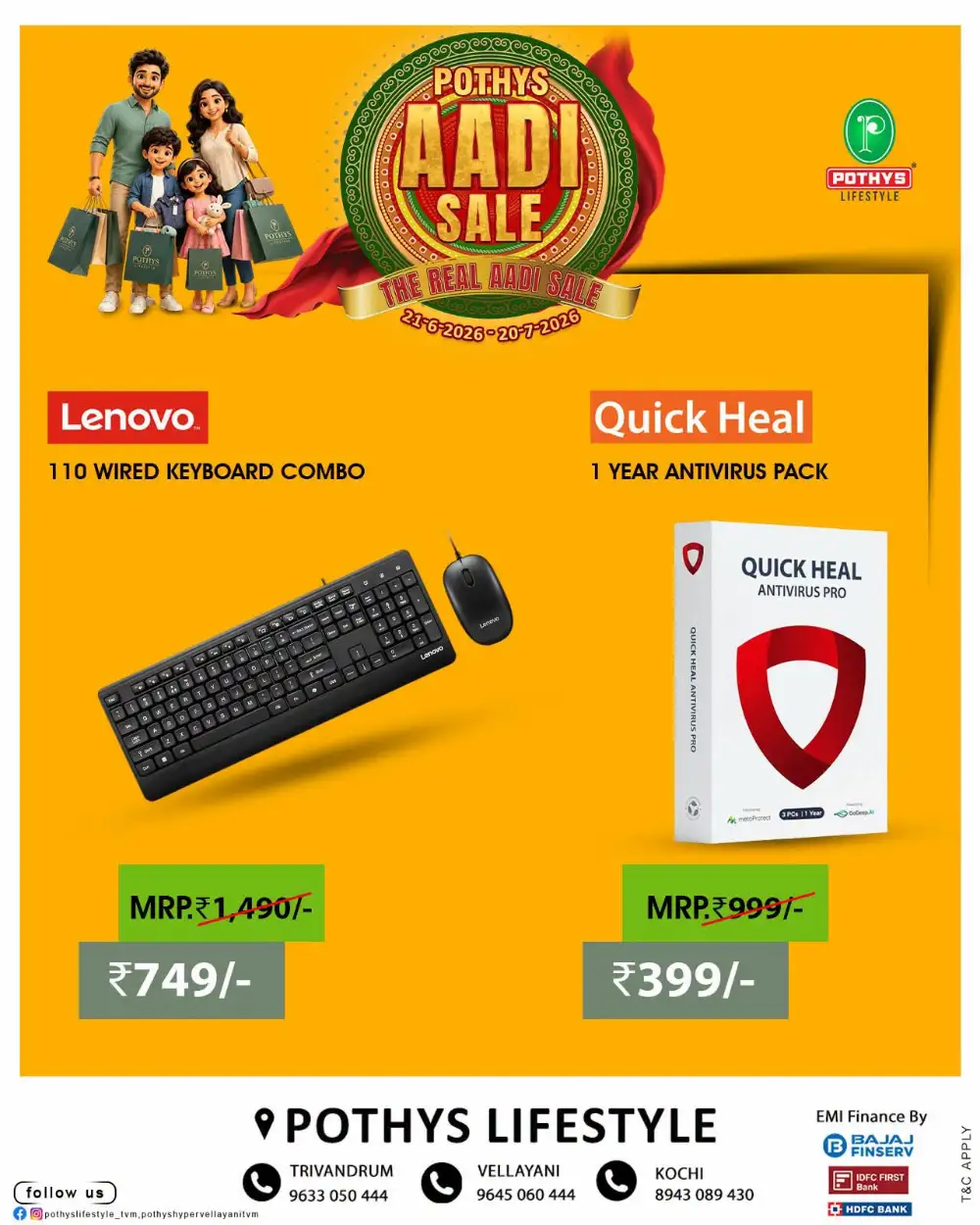 Pothys Lifestyle Aadi Sale 2026 Price Offers | Latest Catalogue page 3