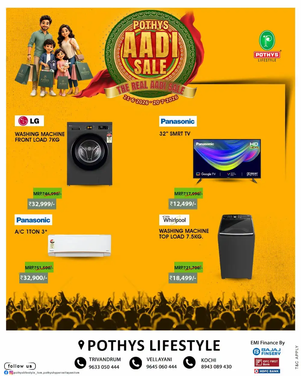 Pothys Lifestyle Aadi Sale 2026 Price Offers | Latest Catalogue page 7
