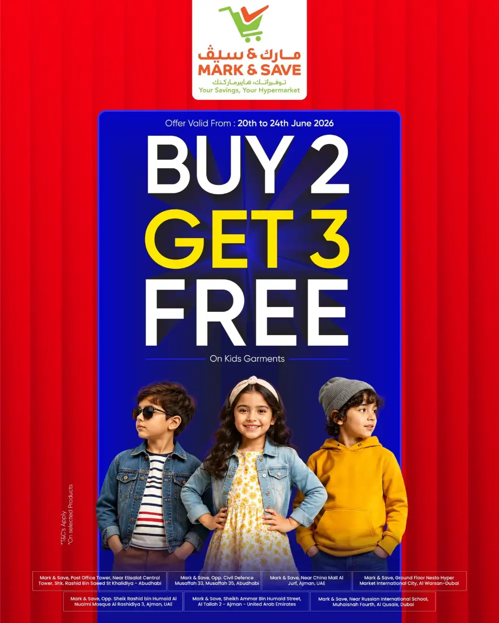 Mark and Save Buy 2 Get 3 Free Offer | Latest Catalogue page 1