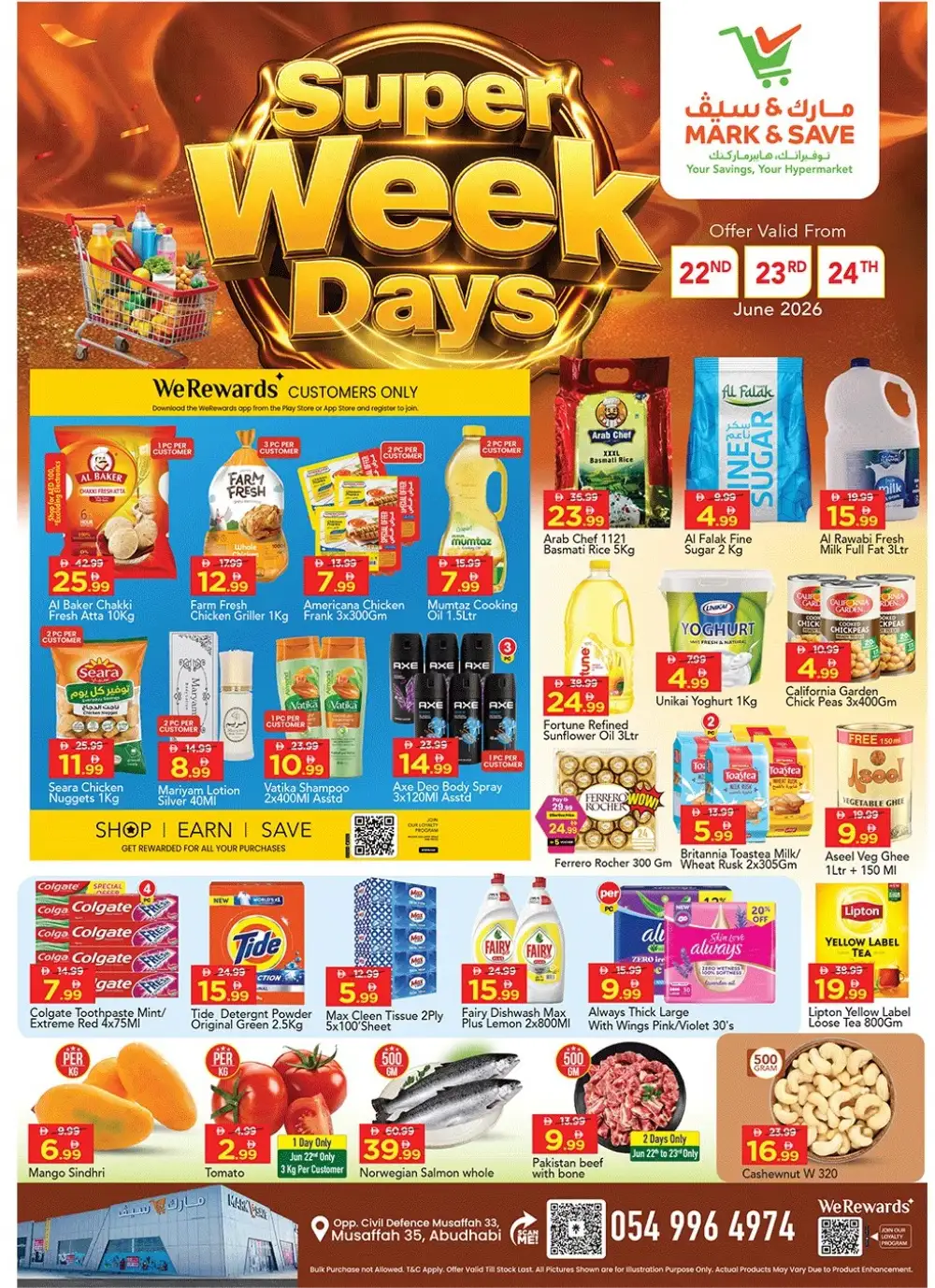 Mark and Save Musaffah Super Week Days | Latest Leaflets page 1