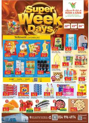 Mark and Save Musaffah Super Week Days | Latest Leaflets flyer cover