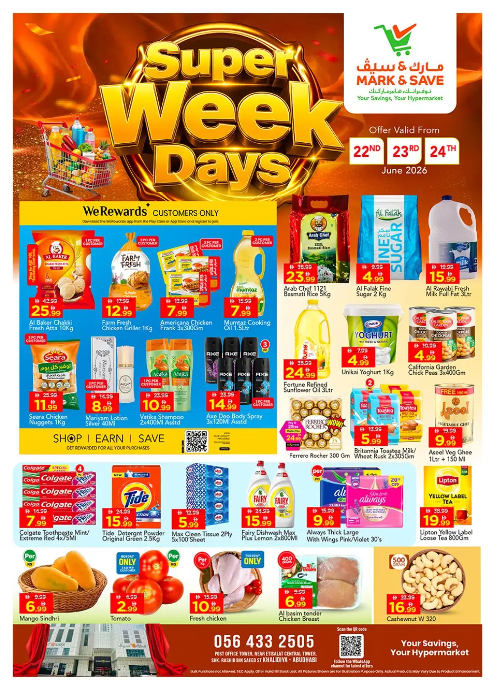Mark and Save Khalidiya Super Week Days Deals | Latest Catalogue page 1