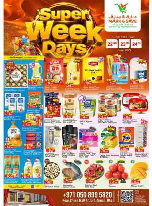 Mark and Save Al Jurf Super Week Days | Latest Catalogue flyer cover