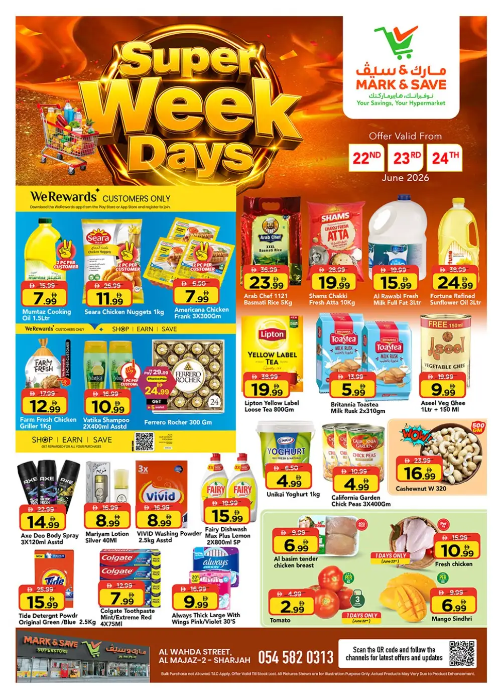 Mark and Save Al Majaz Super Week Days Deals | Latest Catalogue page 1