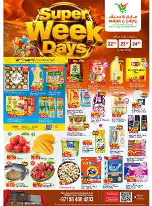 Mark and Save Al Tallah Super Week Days Deals | Latest Catalogue flyer cover