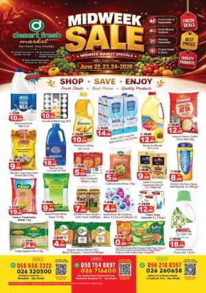 Desert Fresh Market Abu Dhabi Midweek Sale | Latest Leaflets flyer cover