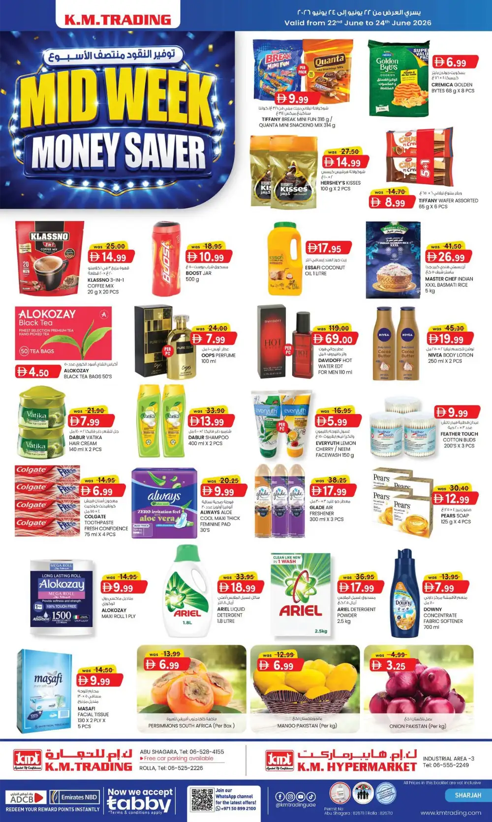 KM Trading Sharjah Midweek Money Saver Deals | Latest Leaflets page 1