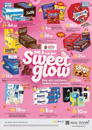 Nesto Hypermarket UAE Sweet and Glow Offers | Latest Catalogue flyer cover