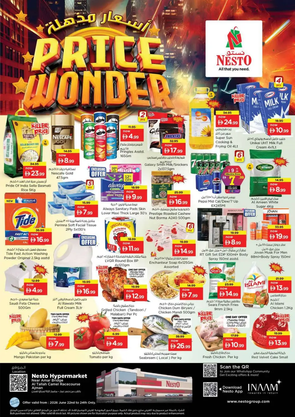 Nesto Ajman Price Wonder Deals June 2026 | Latest Leaflets page 1