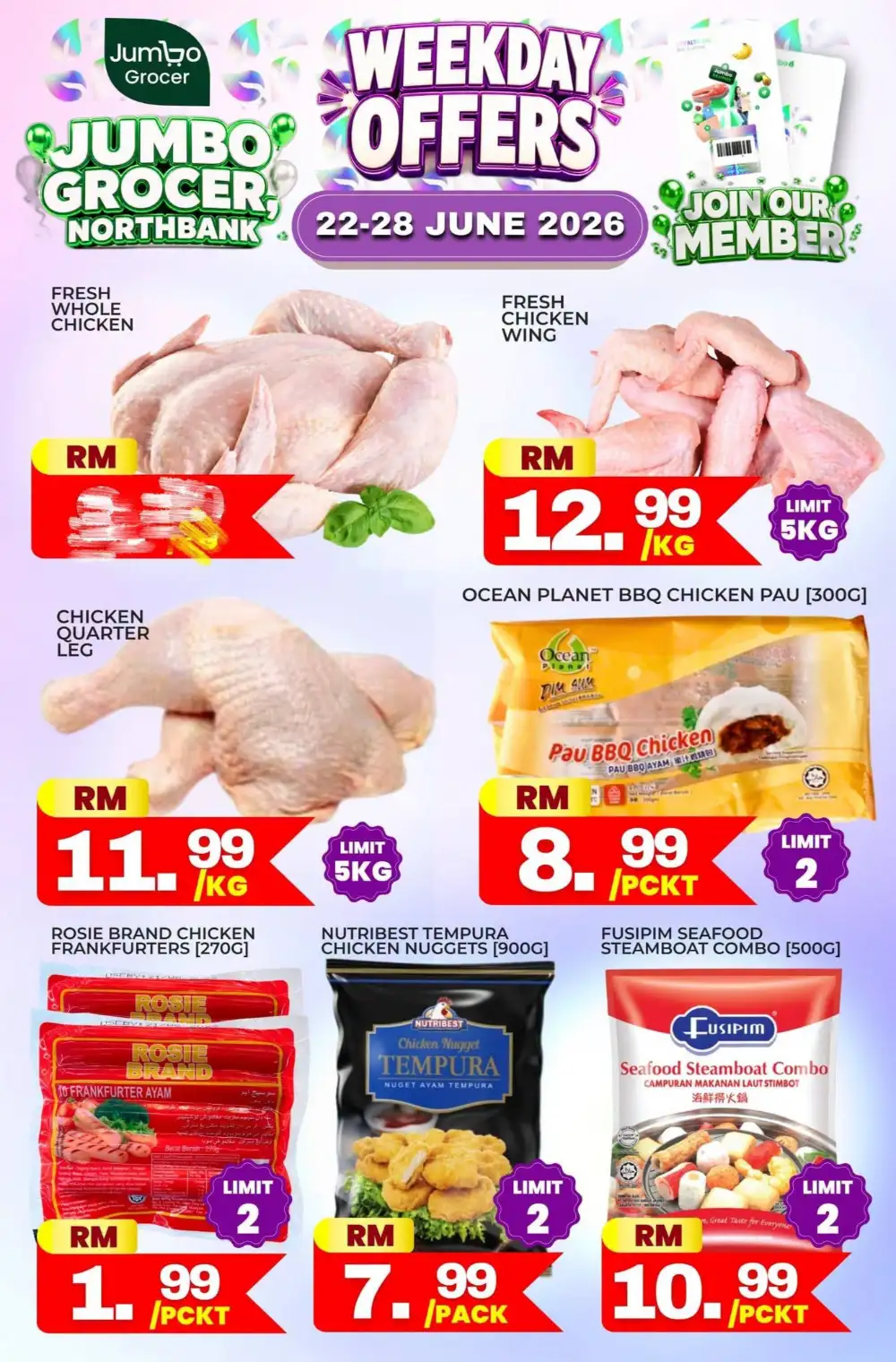 Jumbo Grocer Northbank Weekday Offers | Latest Leaflets page 1