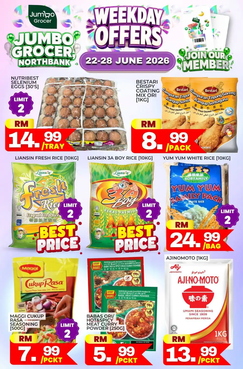 Jumbo Grocer Northbank Weekday Offers | Latest Leaflets page 2