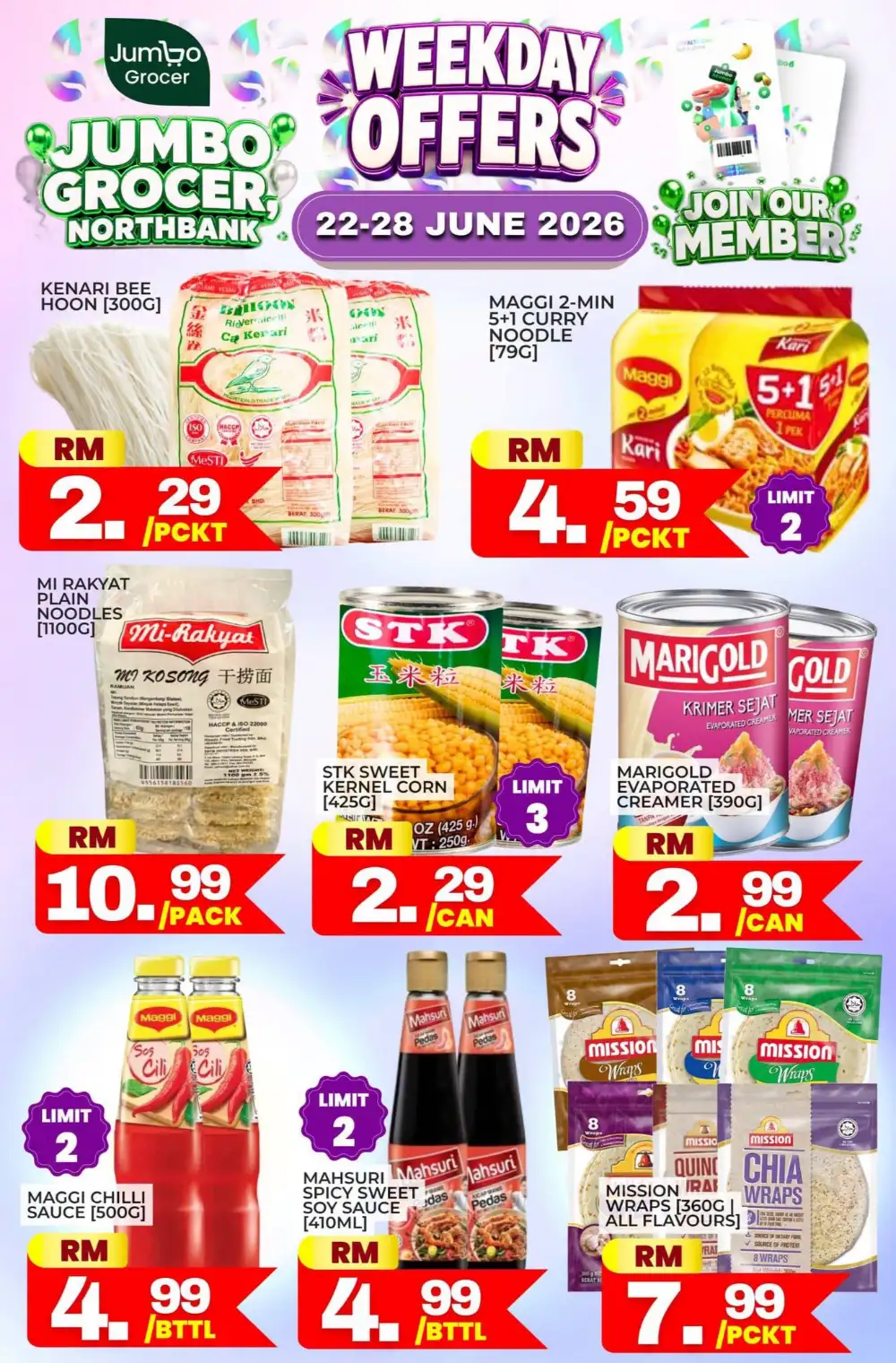 Jumbo Grocer Northbank Weekday Offers | Latest Leaflets page 3