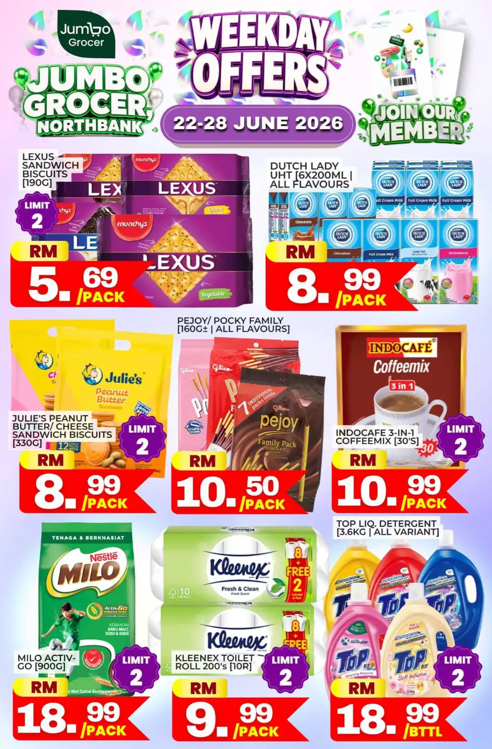 Jumbo Grocer Northbank Weekday Offers | Latest Leaflets page 4