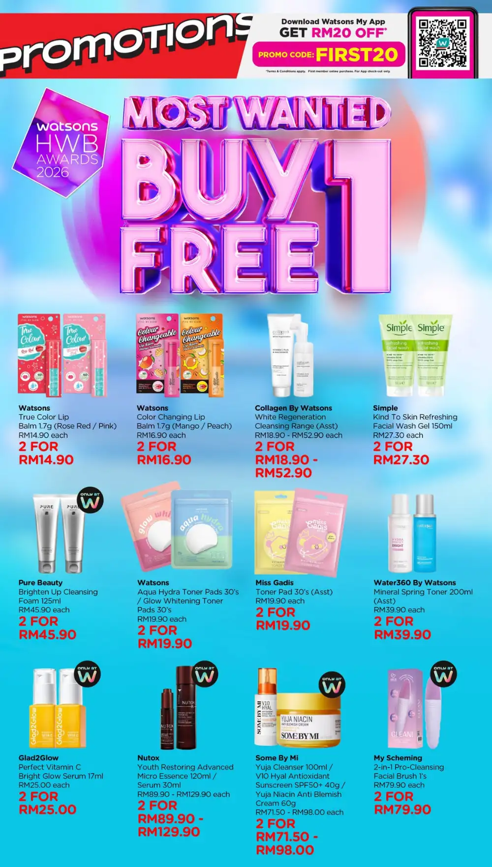 Watsons Beautopia Expo 2026 Buy 1 Free 1 | Latest Leaflets page 14