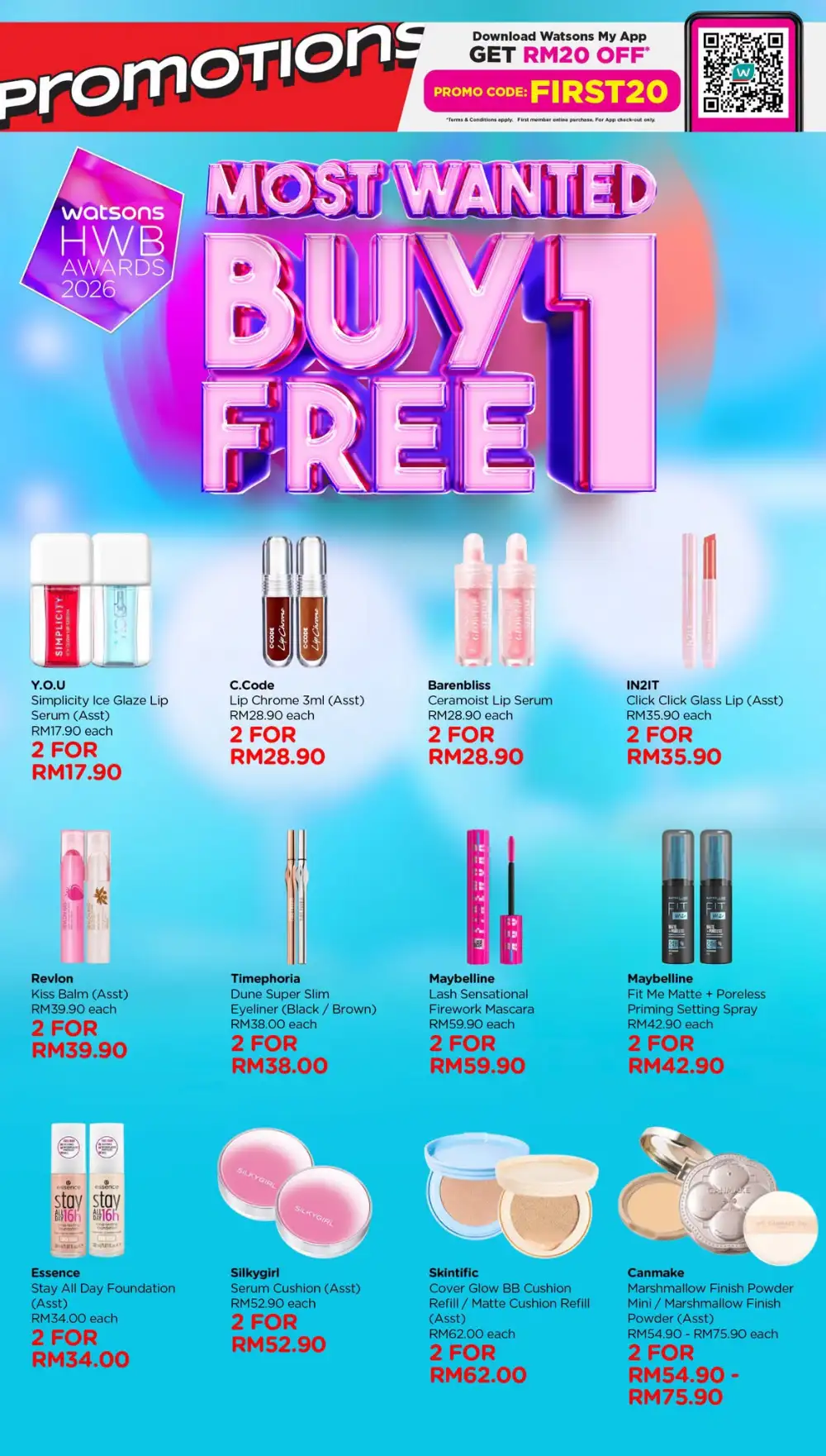 Watsons Beautopia Expo 2026 Buy 1 Free 1 | Latest Leaflets page 15