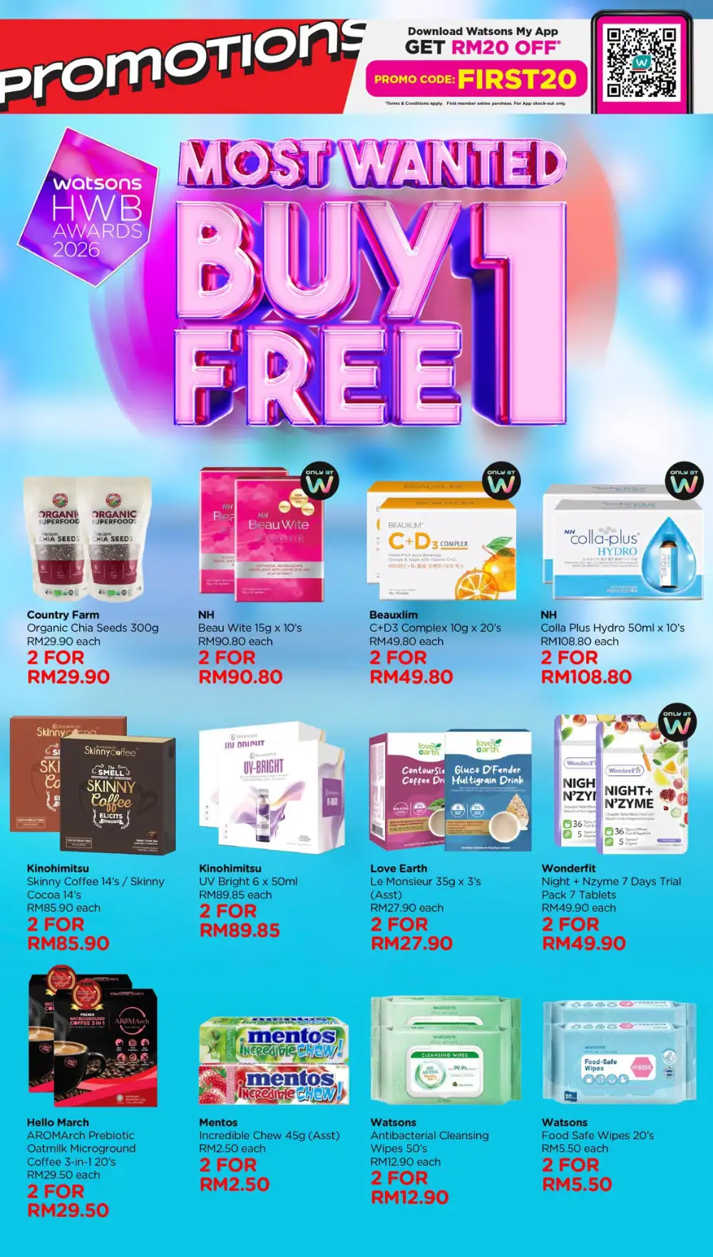 Watsons Beautopia Expo 2026 Buy 1 Free 1 | Latest Leaflets page 19