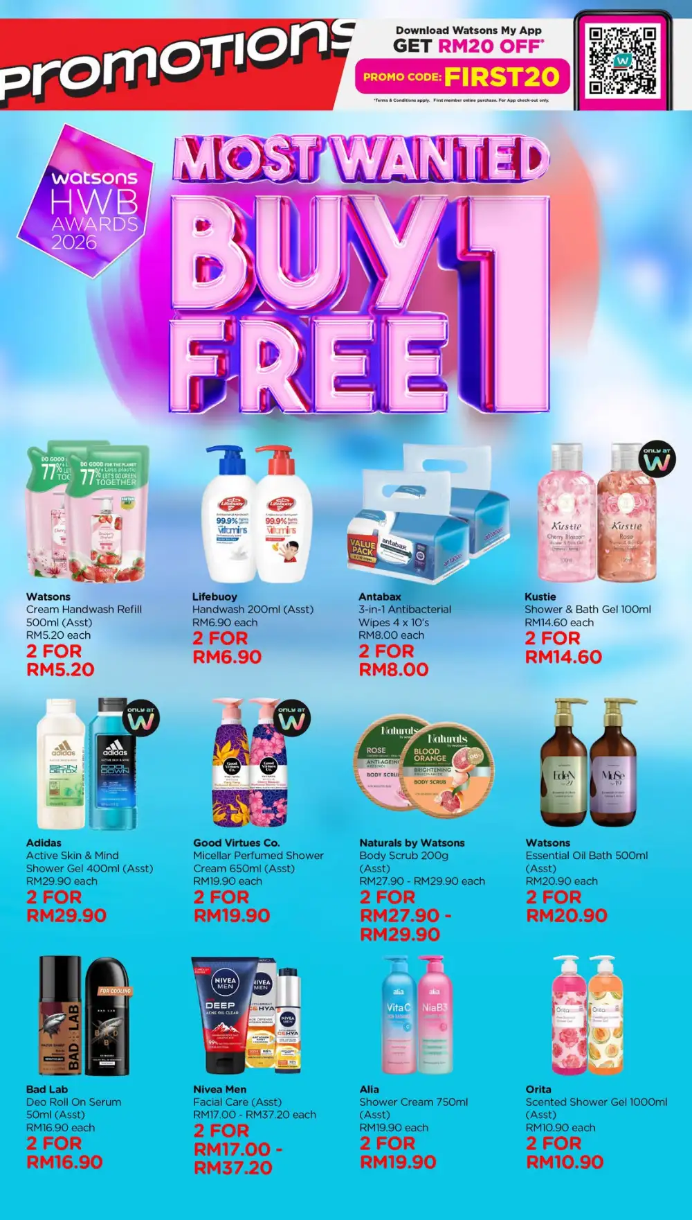 Watsons Beautopia Expo 2026 Buy 1 Free 1 | Latest Leaflets page 22