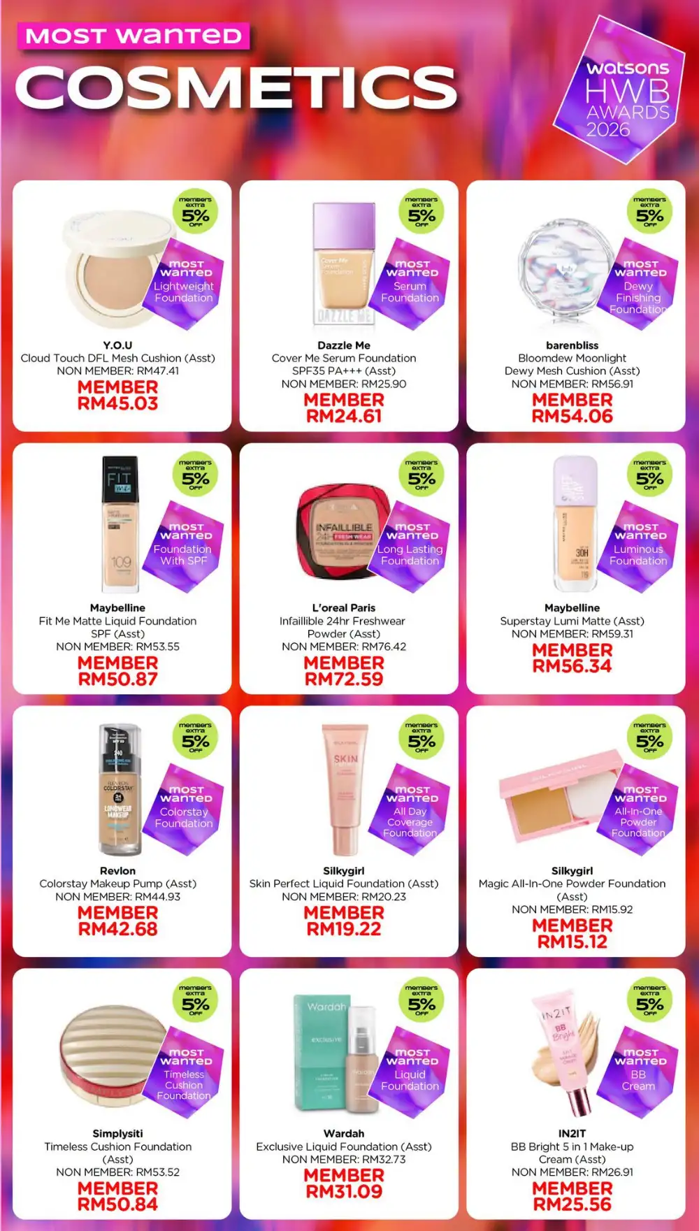 Watsons Beautopia Expo 2026 Buy 1 Free 1 | Latest Leaflets page 48