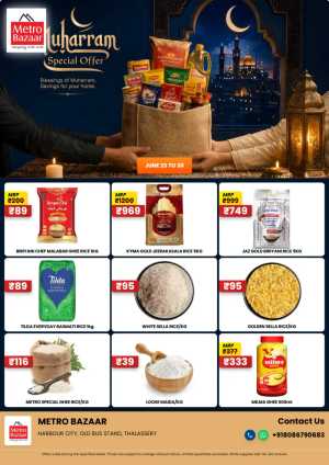 Metro Bazaar Thalassery Muharram Special Offers | Shop Today flyer cover