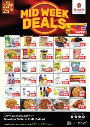 Mid Week Deals flyer cover