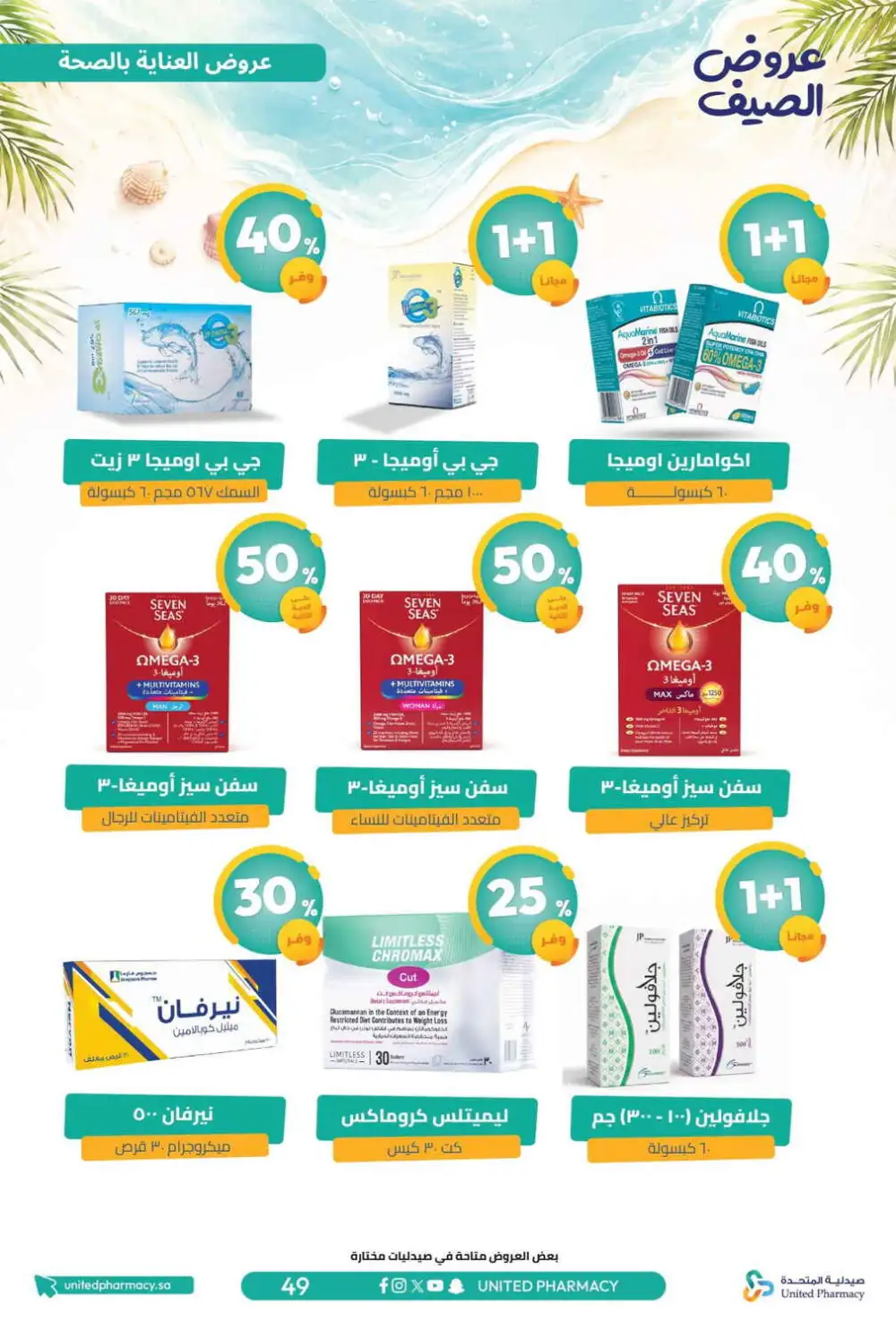 United Pharmacy Summer Offers | Latest Catalogue page 50