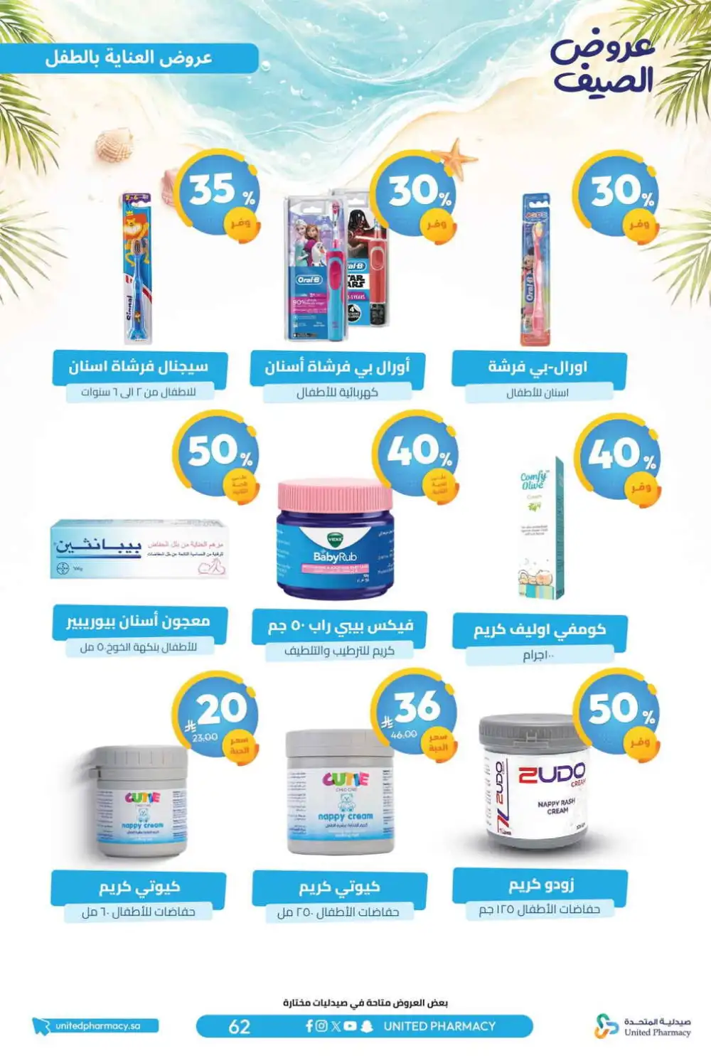United Pharmacy Summer Offers | Latest Catalogue page 63