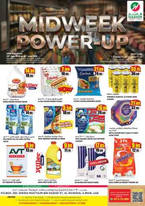 Hashim Hypermarket Al Rawda Midweek Deals | Latest Leaflets flyer cover
