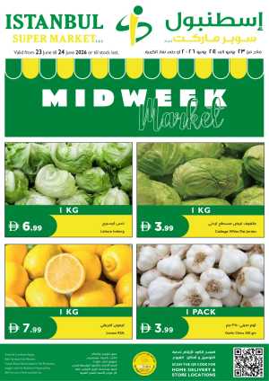 Midweek market flyer cover