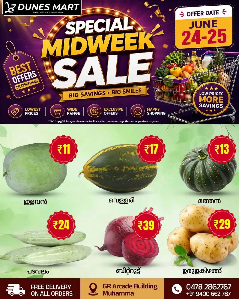 Special Midweek sale page 1