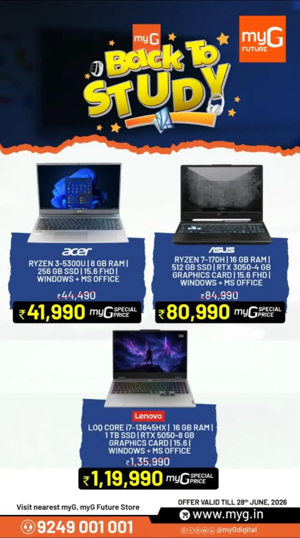 myG Monsoon Offers & Back to Study Sale | Shop Today page 19