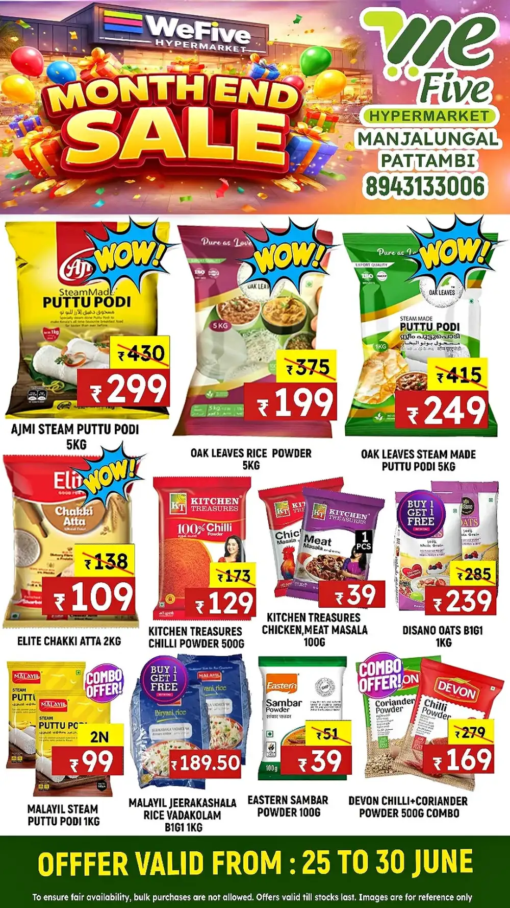 WeFive Hypermarket Month End Sale | Latest Price List page 1