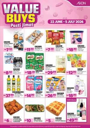 AEON Value Buys Pasti Jimat Promotion | Latest Leaflets flyer cover