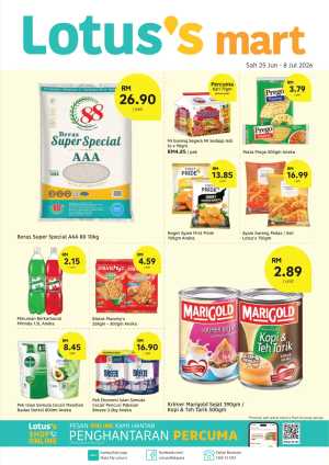 Lotus's Mart Duyong Promotion Malaysia | Latest Catalogue flyer cover