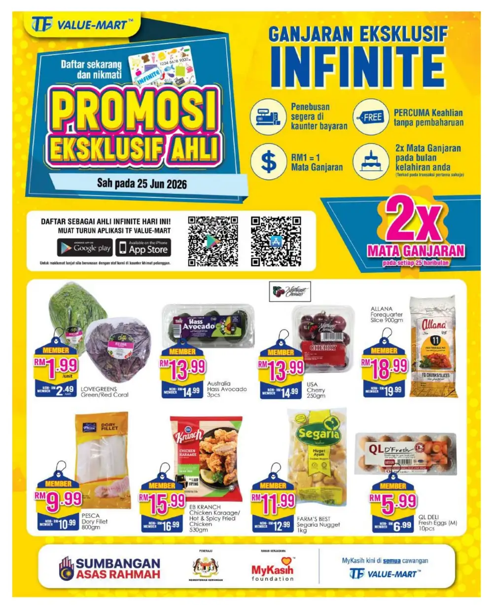 TF Value Mart Member Promotion Malaysia | Latest Leaflets page 1