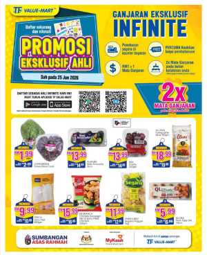 TF Value Mart Member Promotion Malaysia | Latest Leaflets flyer cover