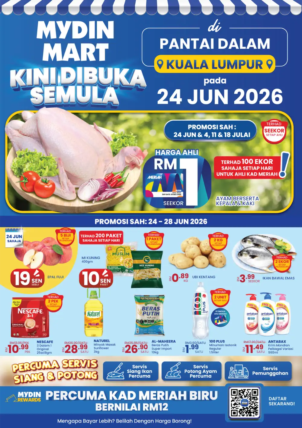 Mydin Mart Pantai Dalam Reopening Promotion | Latest Leaflets page 1