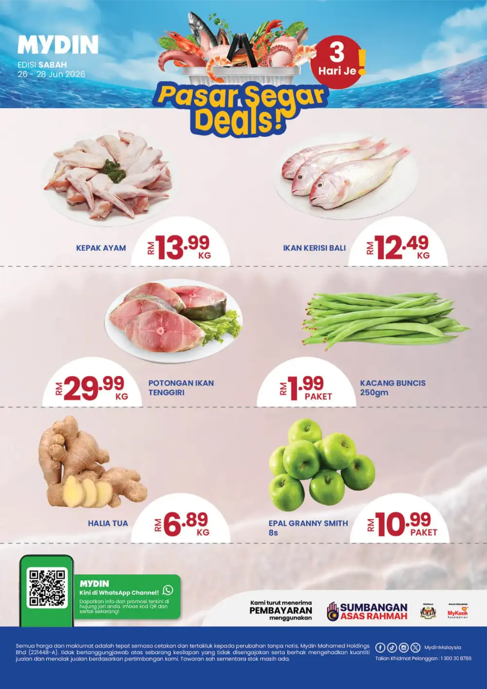 Mydin Pasar Segar Deals Promotion | Latest Price & Catalogue page 1