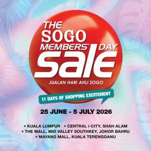 SOGO Malaysia Members Day Sale Promotion | Latest Leaflets flyer cover