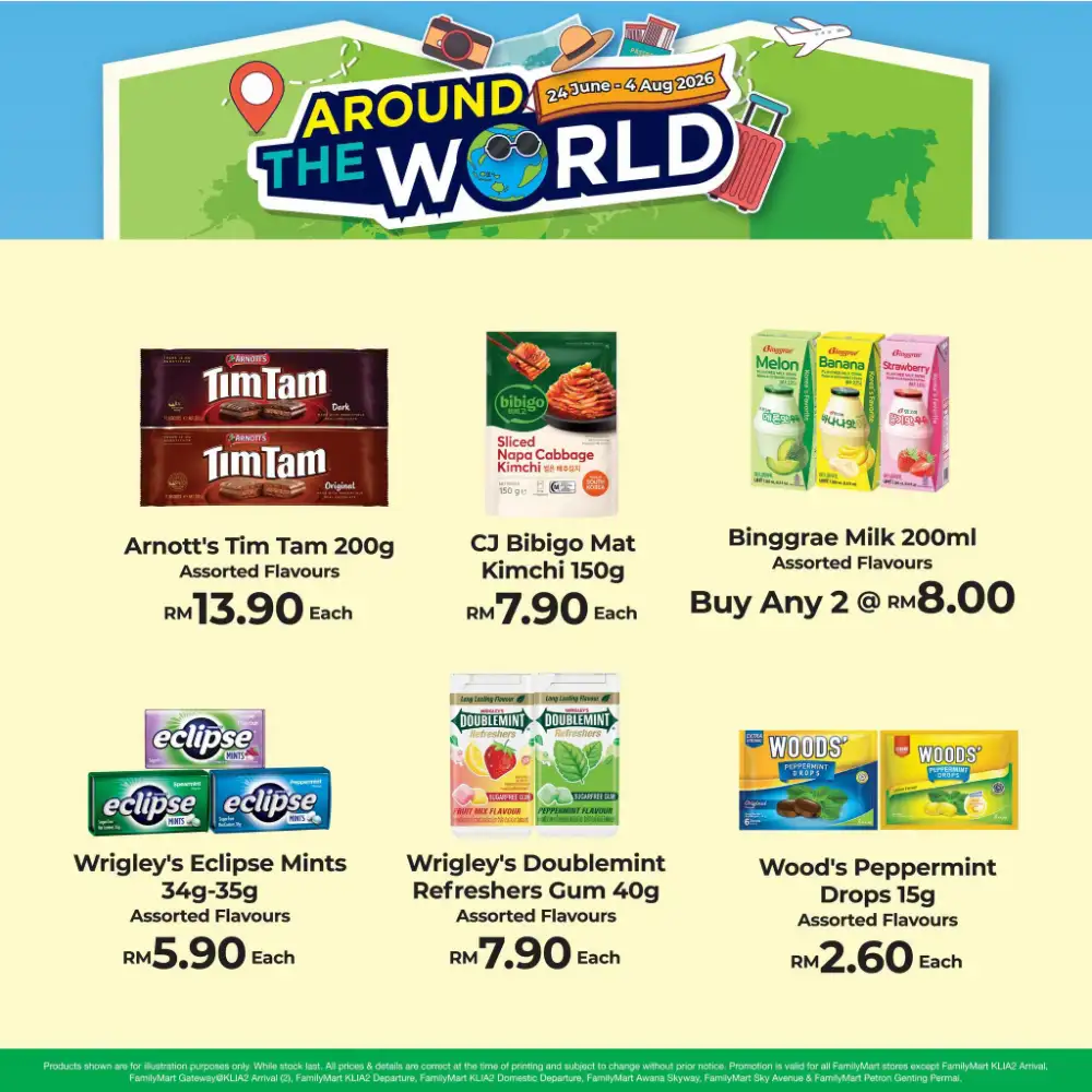 FamilyMart Malaysia Around the World Promotion | Latest Catalogue page 11