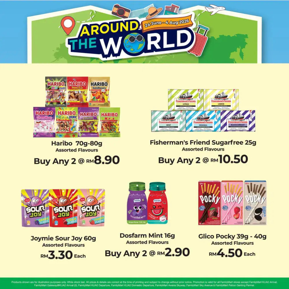 FamilyMart Malaysia Around the World Promotion | Latest Catalogue page 12