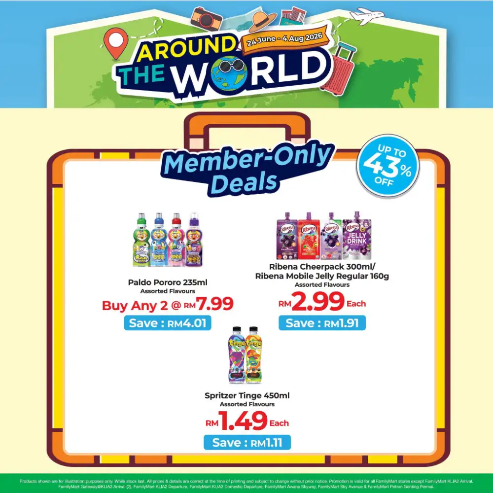 FamilyMart Malaysia Around the World Promotion | Latest Catalogue page 2