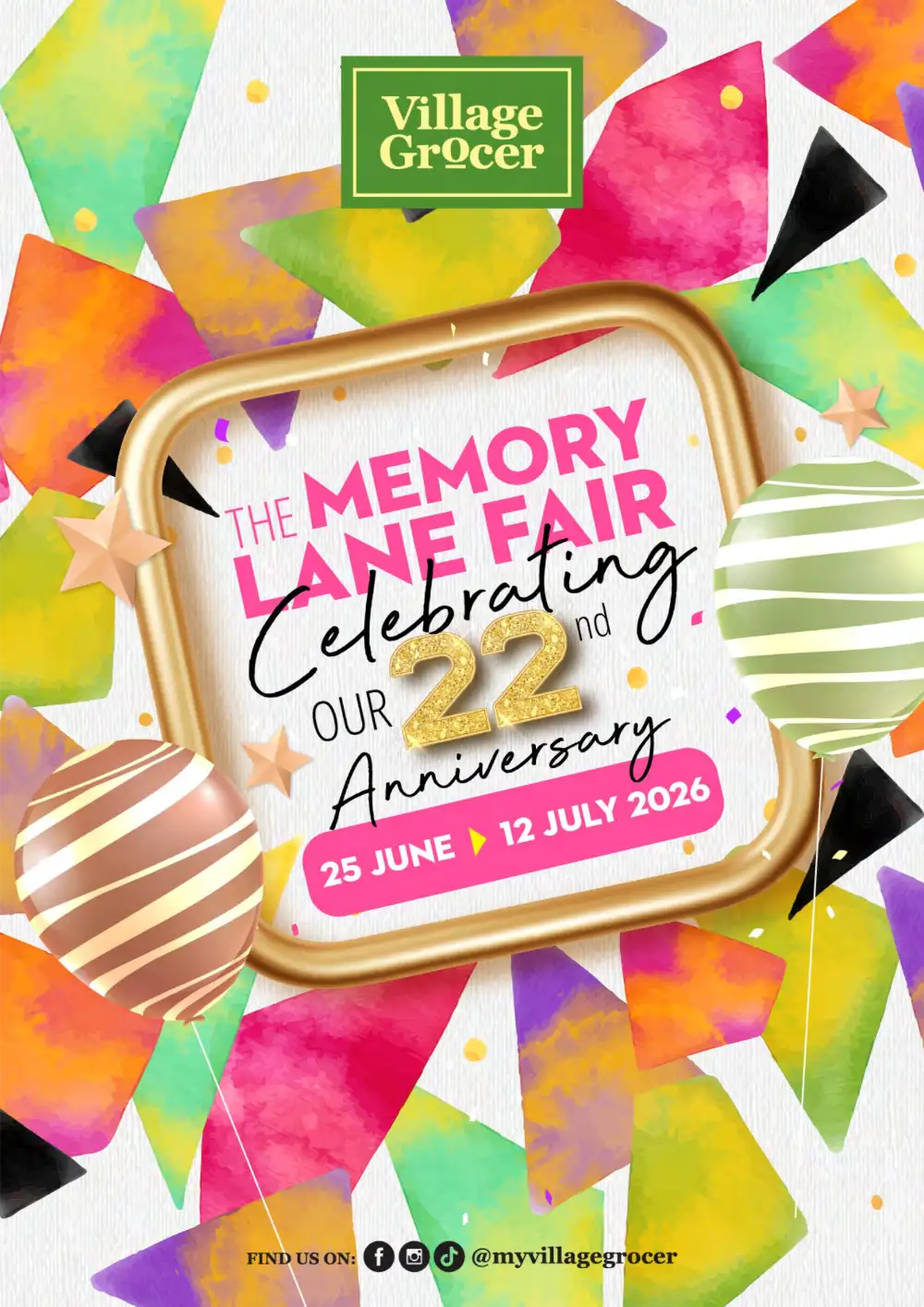 Village Grocer Malaysia 22nd Anniversary Fair | Latest Catalogue page 1