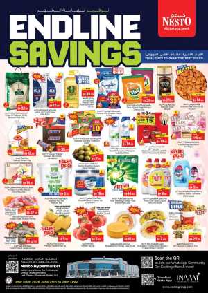 Nesto Ras Al Khaimah Endline Savings | Latest Leaflets flyer cover