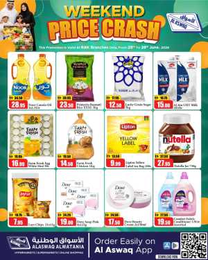 Al Aswaq RAK Weekend Price Crash Deals | Latest Leaflets flyer cover