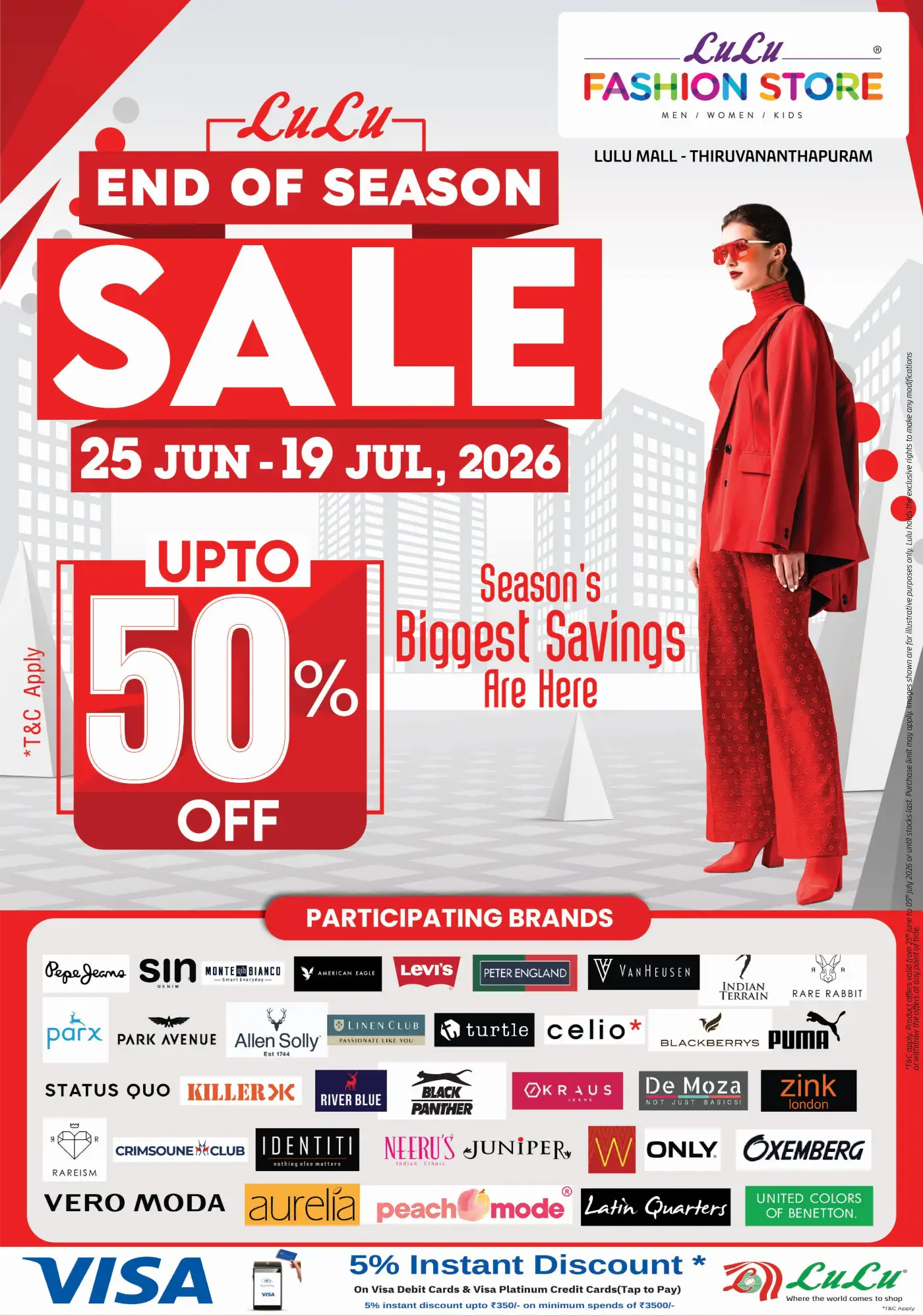 LuLu Mall Thiruvananthapuram End of Season Sale | Latest Offers page 1