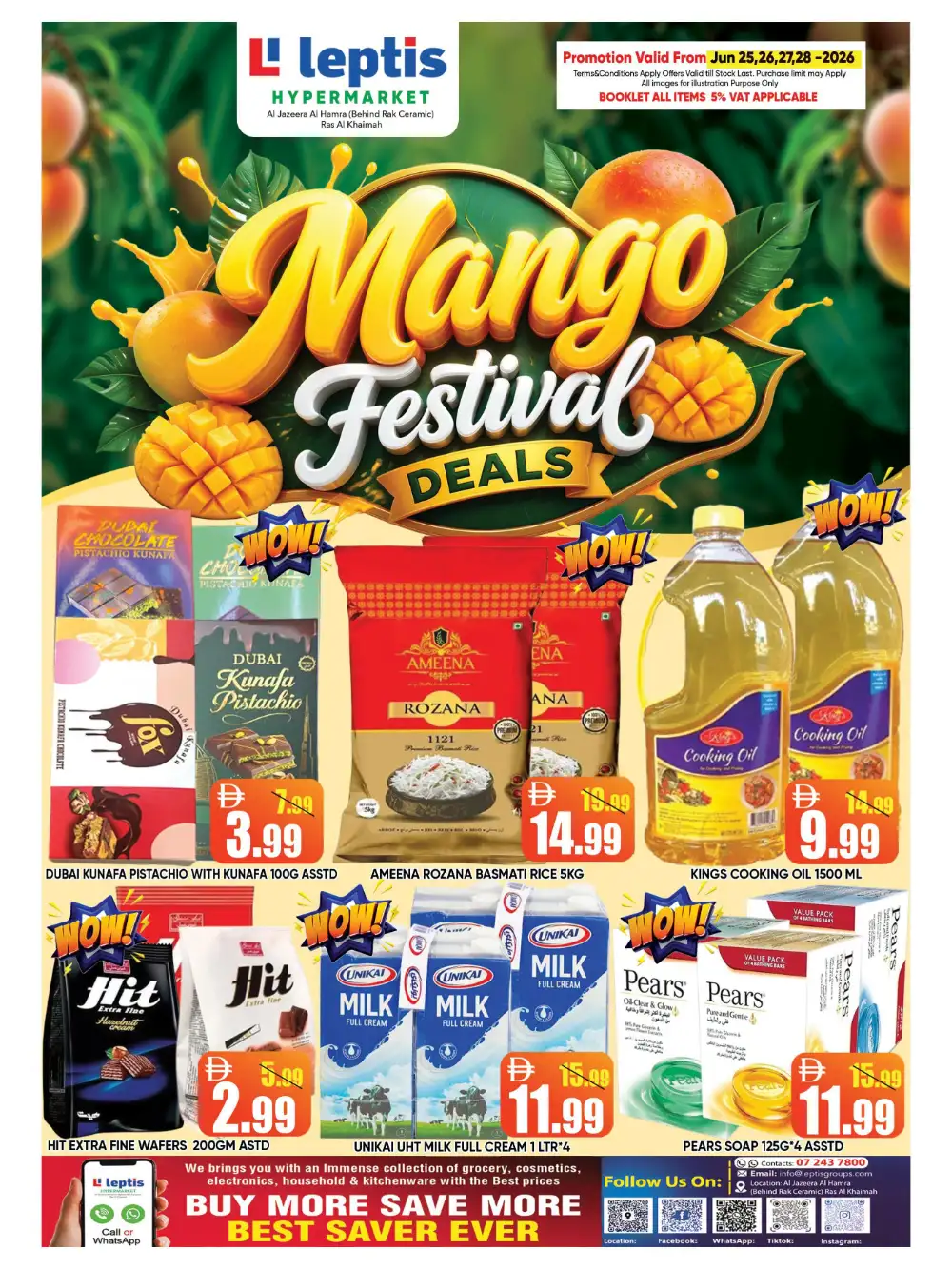 Leptis Hypermarket Mango Festival Deals | Latest Leaflets page 1