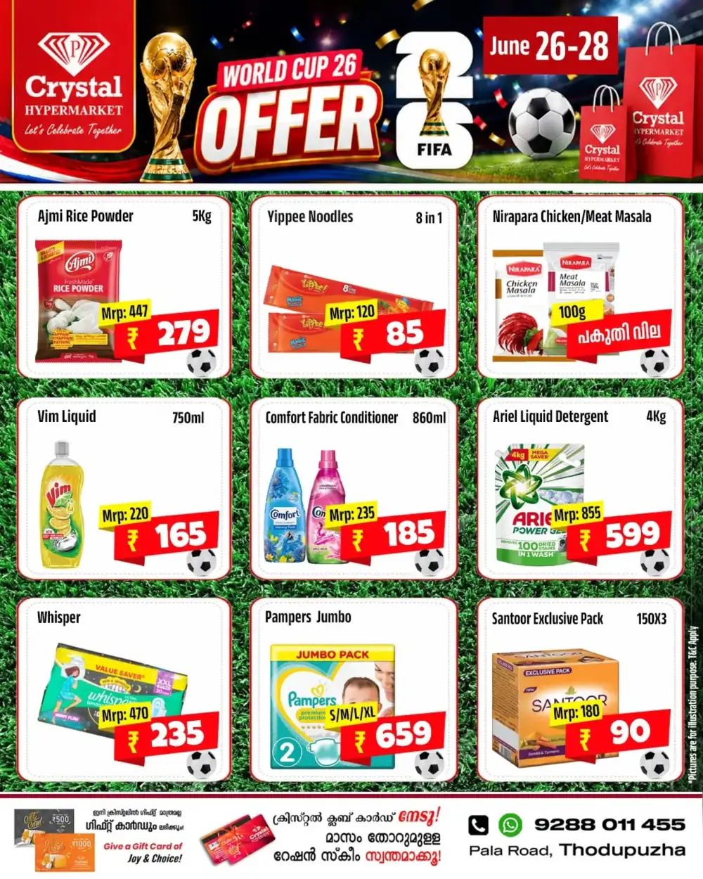 Crystal Hypermarket Thodupuzha World Cup Offers | Shop Today page 3