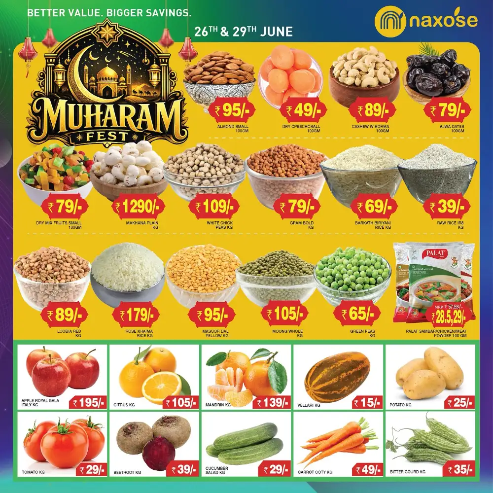 Naxose Muharam Fest Offers At Ettumanoor & Changanassery | Save Now page 2